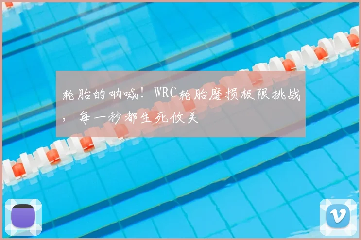 轮胎的呐喊!WRC轮胎磨损极限挑战,每一秒都生死攸关